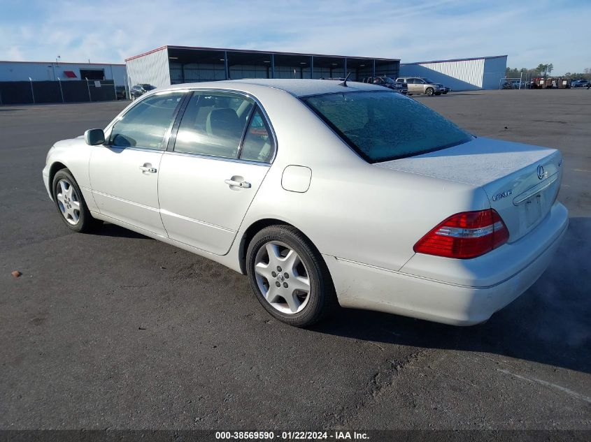 2004 Lexus Ls 430 VIN: JTHBN36F840128885 Lot: 38569590