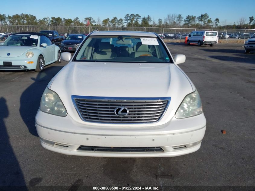 2004 Lexus Ls 430 VIN: JTHBN36F840128885 Lot: 38569590