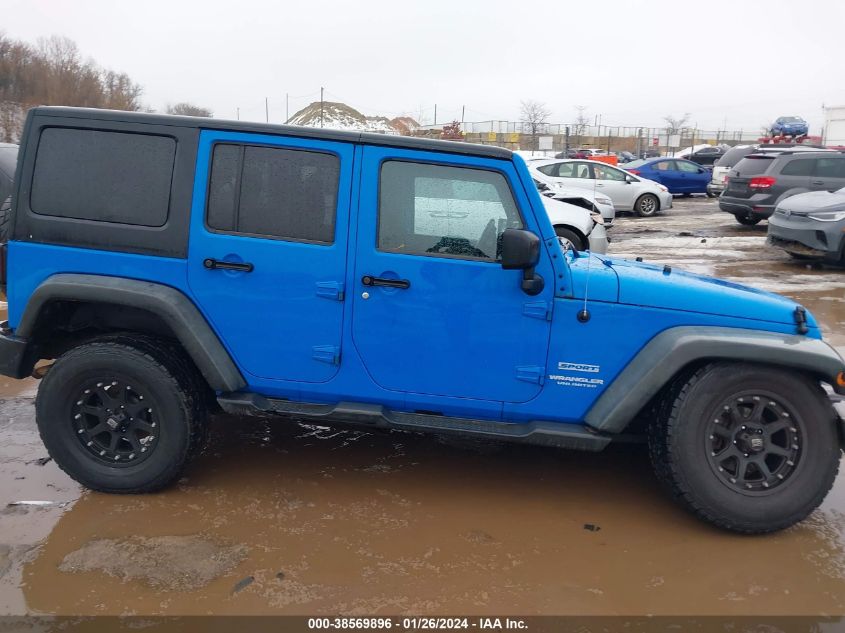 2011 Jeep Wrangler Unlimited Sport VIN: 1J4BA3H18BL597057 Lot: 38569896