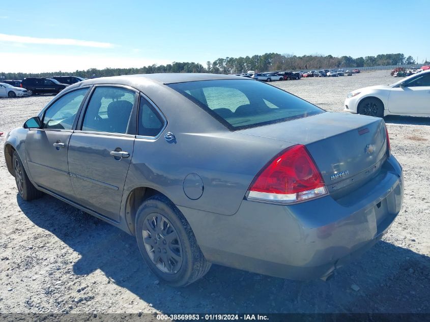 2006 Chevrolet Impala Police VIN: 2G1WS551569323387 Lot: 38569953