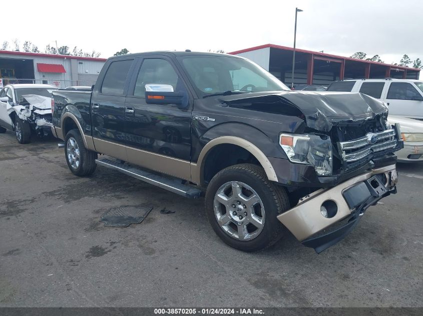 2013 Ford F-150 Lariat VIN: 1FTFW1EF3DKD40264 Lot: 38570205