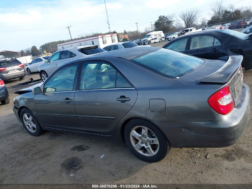 2002 Toyota Camry Se VIN: 4T1BF30K22U509203 Lot: 38570208