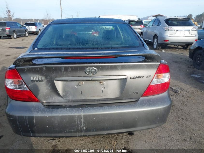 2002 Toyota Camry Se VIN: 4T1BF30K22U509203 Lot: 38570208