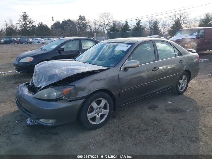 2002 Toyota Camry Se VIN: 4T1BF30K22U509203 Lot: 38570208