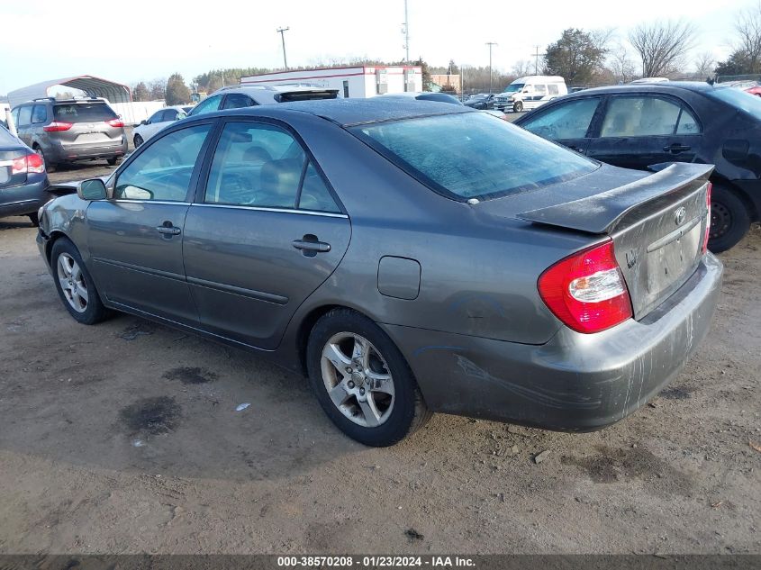 2002 Toyota Camry Se VIN: 4T1BF30K22U509203 Lot: 38570208