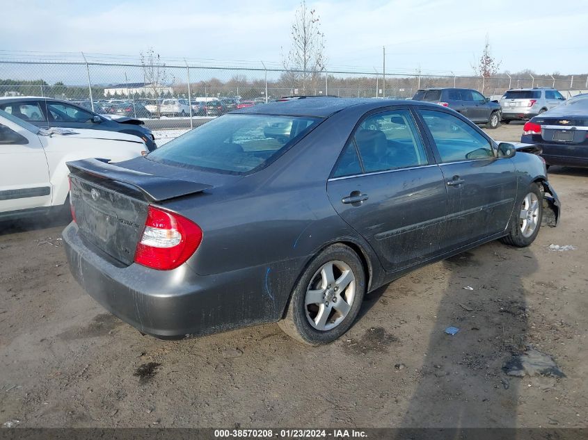 2002 Toyota Camry Se VIN: 4T1BF30K22U509203 Lot: 38570208