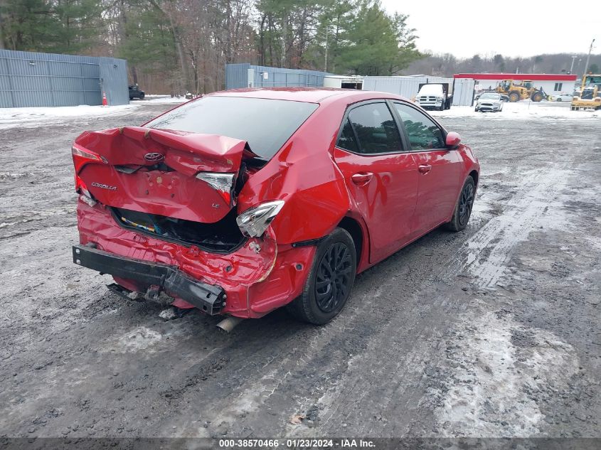 2018 Toyota Corolla Le VIN: 2T1BURHE9JC034558 Lot: 38570466