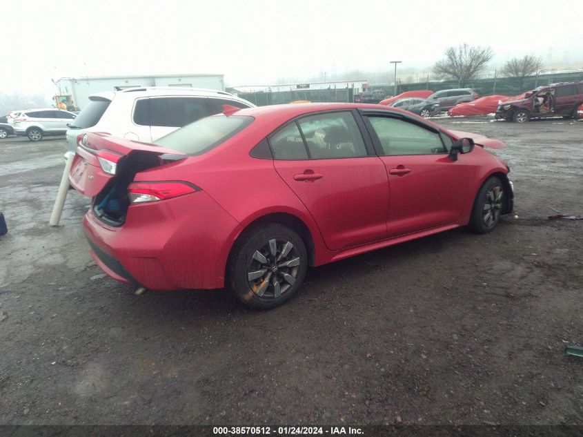 2020 Toyota Corolla Le VIN: JTDEPRAE8LJ025436 Lot: 38570512