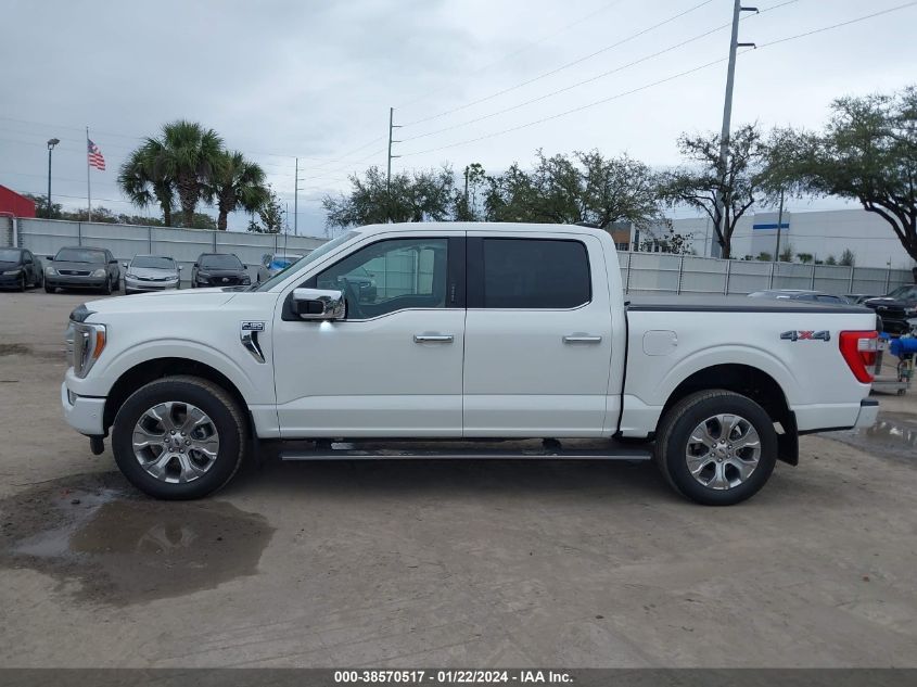 2021 Ford F-150 Platinum VIN: 1FTFW1E88MFB72793 Lot: 38570517