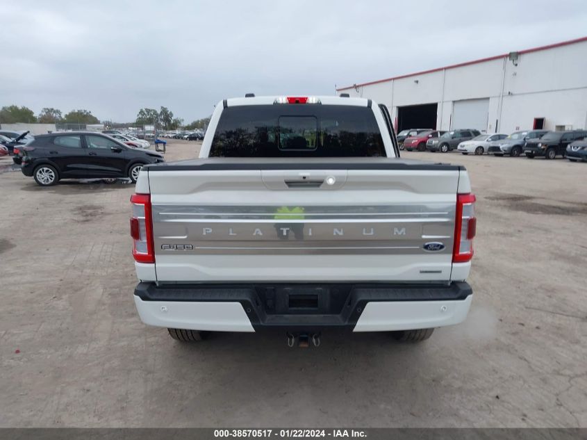 2021 Ford F-150 Platinum VIN: 1FTFW1E88MFB72793 Lot: 38570517