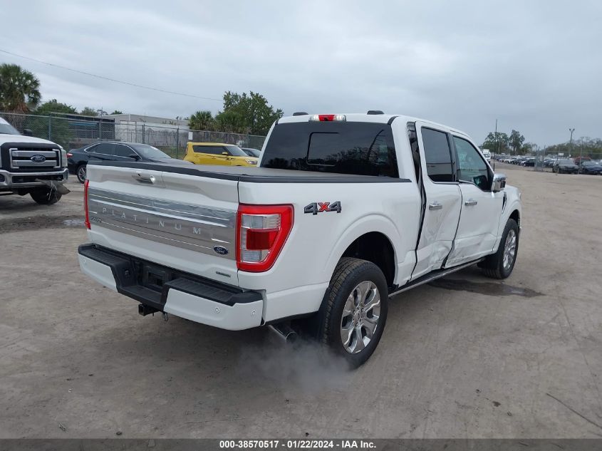 1FTFW1E88MFB72793 2021 Ford F-150 Platinum