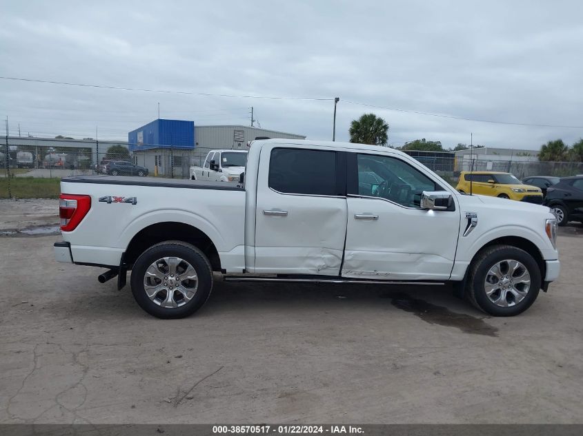 2021 Ford F-150 Platinum VIN: 1FTFW1E88MFB72793 Lot: 38570517