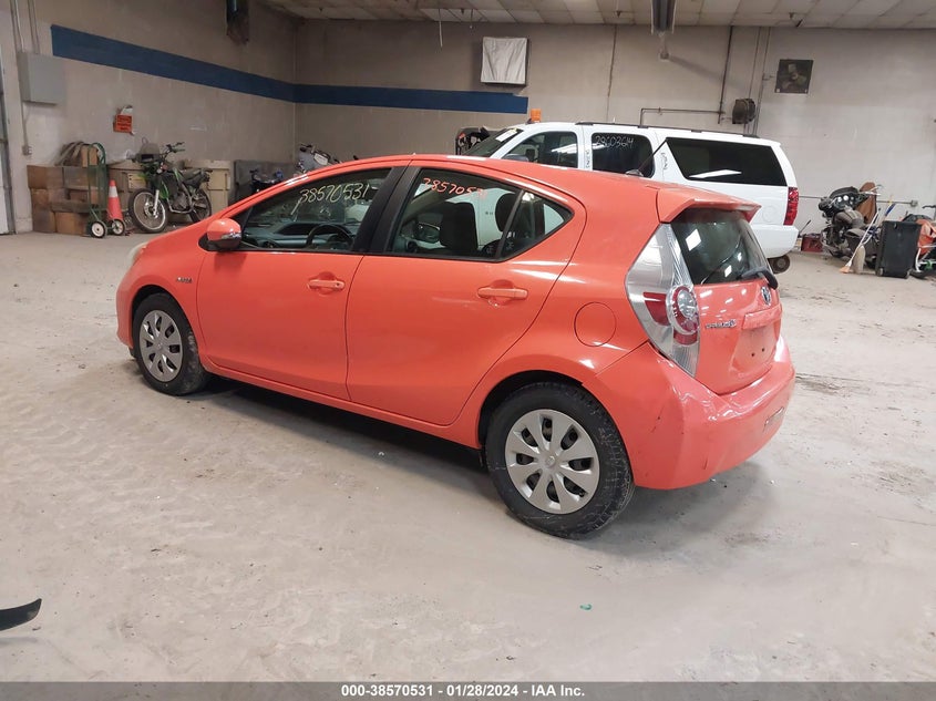 2014 Toyota Prius C Two VIN: JTDKDTB39E1081300 Lot: 38570531
