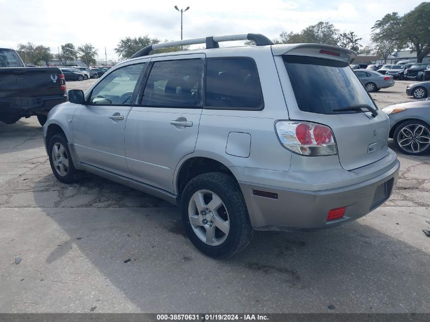 2004 Mitsubishi Outlander Xls VIN: JA4LX41F34U052993 Lot: 38570631