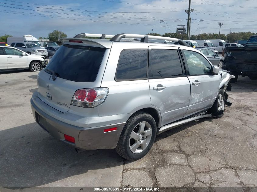 2004 Mitsubishi Outlander Xls VIN: JA4LX41F34U052993 Lot: 38570631