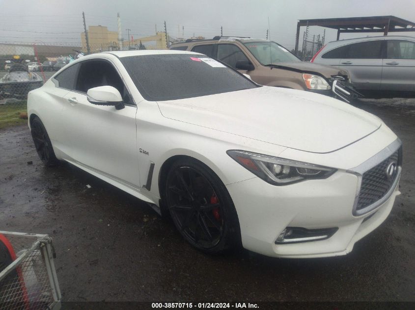 2017 Infiniti Q60 3.0T Red Sport 400 VIN: JN1FV7EK9HM610825 Lot: 38570715