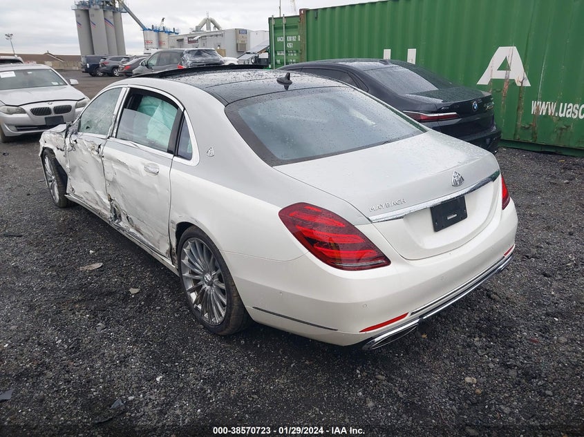 2018 Mercedes-Benz Maybach S 560 4Matic VIN: WDDUX8GB9JA358055 Lot: 38570723