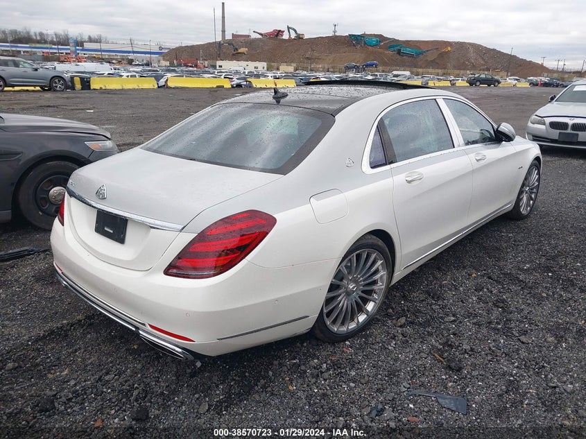 2018 Mercedes-Benz Maybach S 560 4Matic VIN: WDDUX8GB9JA358055 Lot: 38570723
