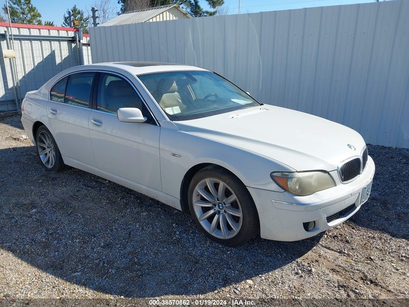 2008 BMW 750I VIN: WBAHL83518DT12281 Lot: 38570862