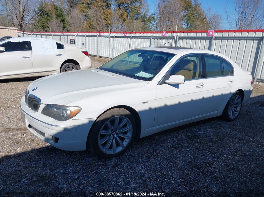 2008 BMW 750I VIN: WBAHL83518DT12281 Lot: 38570862