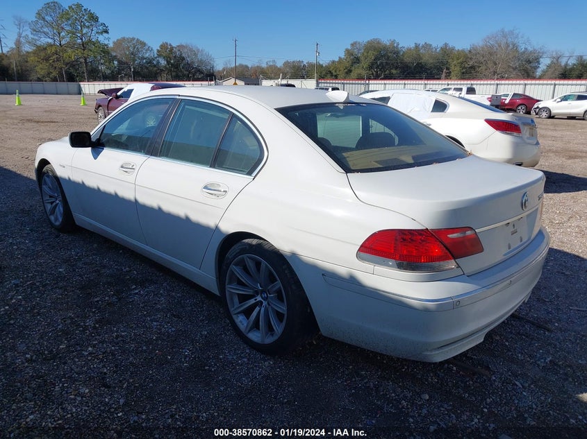 2008 BMW 750I VIN: WBAHL83518DT12281 Lot: 38570862