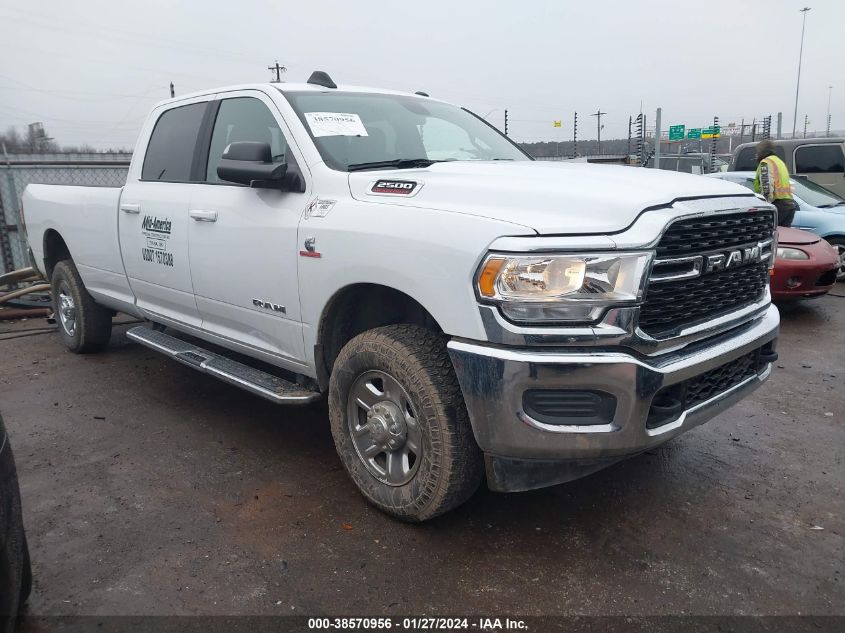 2022 Ram 2500 Big Horn 4X4 8' Box VIN: 3C6UR5JL1NG248331 Lot: 38570956