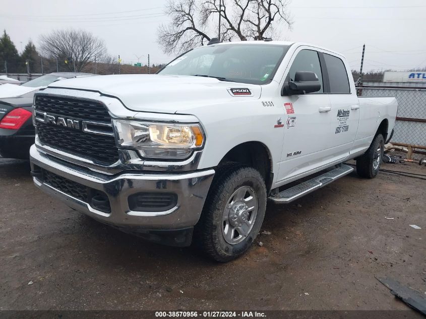 2022 Ram 2500 Big Horn 4X4 8' Box VIN: 3C6UR5JL1NG248331 Lot: 38570956