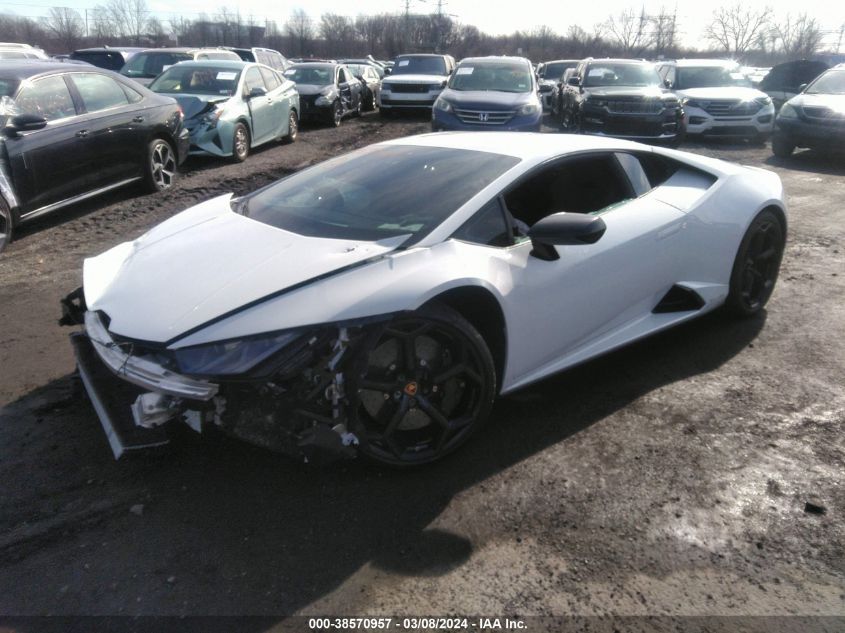 2020 Lamborghini Huracan Evo VIN: ZHWUF4ZF1LLA12721 Lot: 38570957