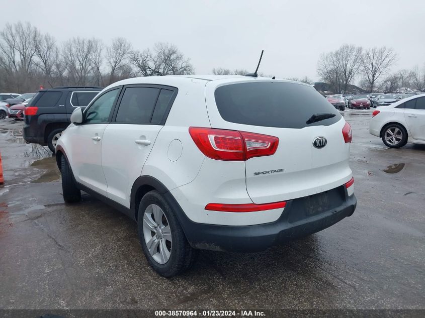 2013 Kia Sportage Lx VIN: KNDPB3A26D7465955 Lot: 38570964