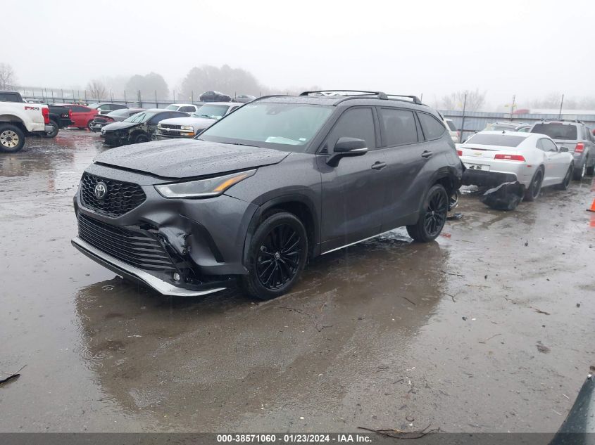 2023 Toyota Highlander Xse VIN: 5TDKDRAH9PS019076 Lot: 38571060