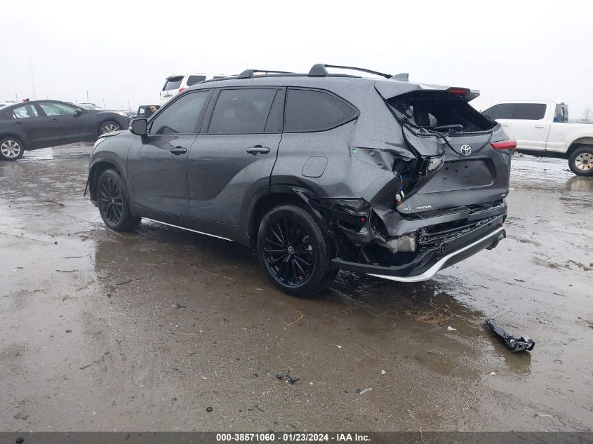 2023 Toyota Highlander Xse VIN: 5TDKDRAH9PS019076 Lot: 38571060