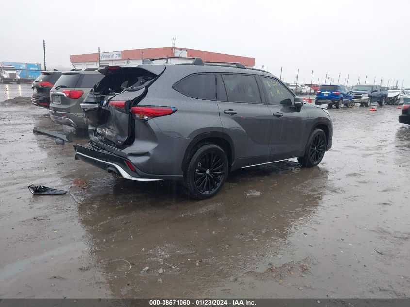 2023 Toyota Highlander Xse VIN: 5TDKDRAH9PS019076 Lot: 38571060