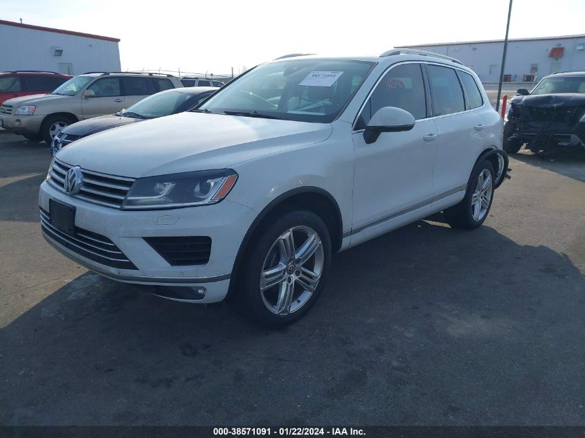 2015 Volkswagen Touareg V6 Executive VIN: WVGEF9BP3FD006309 Lot: 38571091