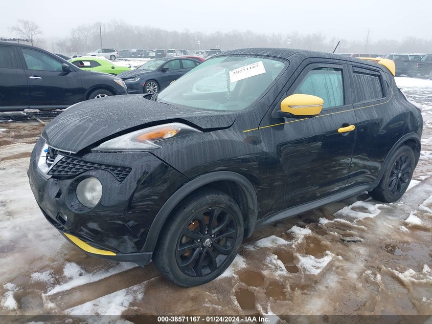 2016 Nissan Juke Sv VIN: JN8AF5MV5GT653636 Lot: 38571167