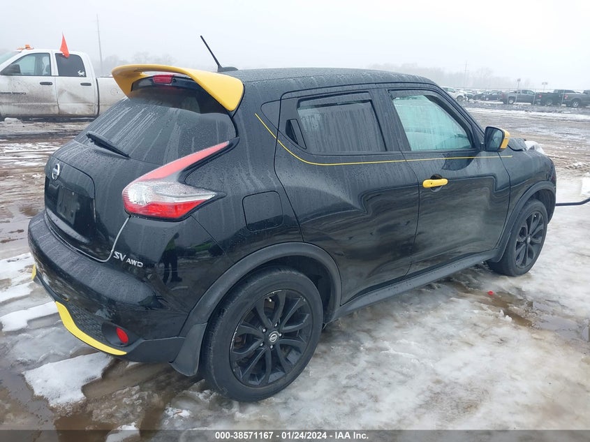 2016 Nissan Juke Sv VIN: JN8AF5MV5GT653636 Lot: 38571167
