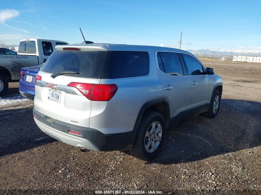 2019 GMC Acadia Sle-1 VIN: 1GKKNRLA1KZ254175 Lot: 38571367