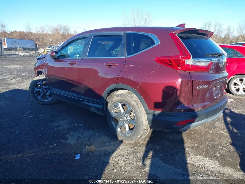 2018 Honda Cr-V Ex VIN: 2HKRW2H59JH660334 Lot: 38571416