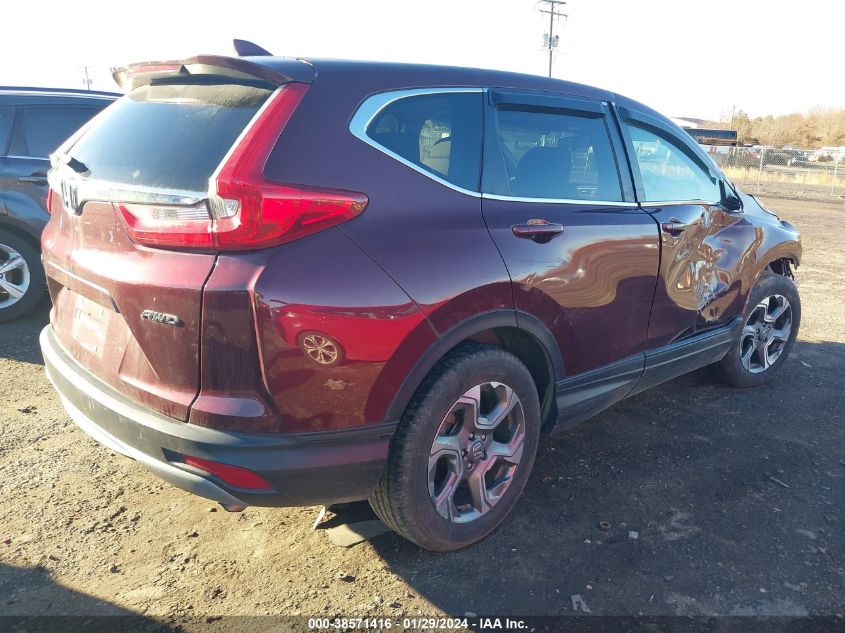 2018 Honda Cr-V Ex VIN: 2HKRW2H59JH660334 Lot: 38571416