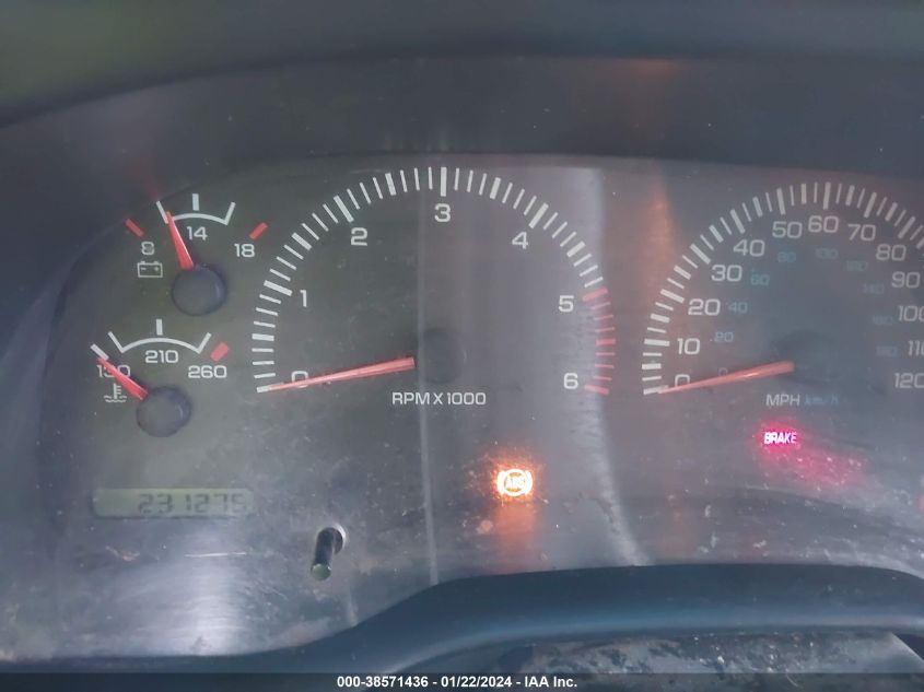 1998 Dodge Ram 1500 St VIN: 3B7HF13Z0WG181901 Lot: 38571436