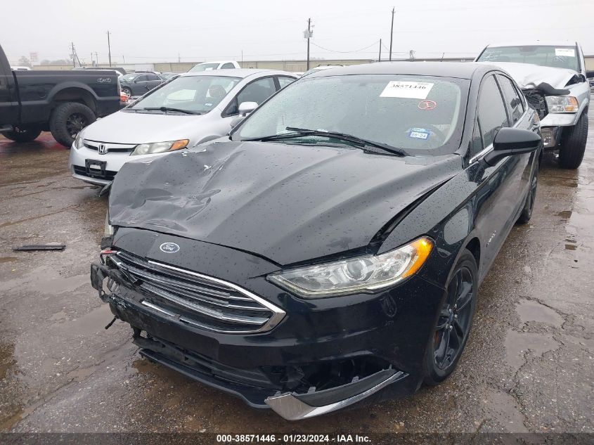 3FA6P0LUXJR172662 2018 Ford Fusion Hybrid Se