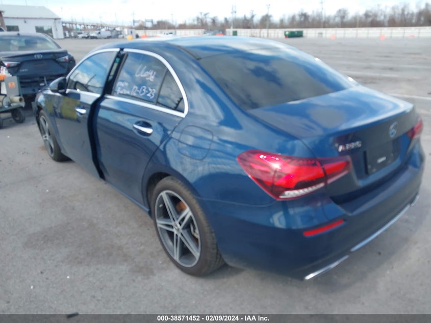 2022 MERCEDES-BENZ A 220 VIN: W1K3G4EBXNJ338524