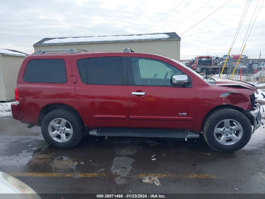 2005 Nissan Armada Se VIN: 5N1AA08B35N735021 Lot: 38571468