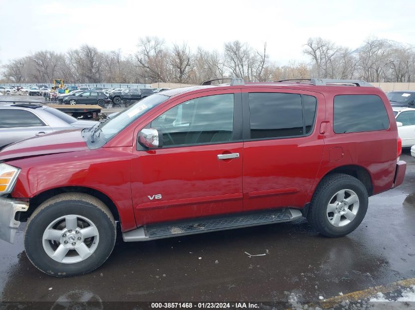 2005 Nissan Armada Se VIN: 5N1AA08B35N735021 Lot: 38571468