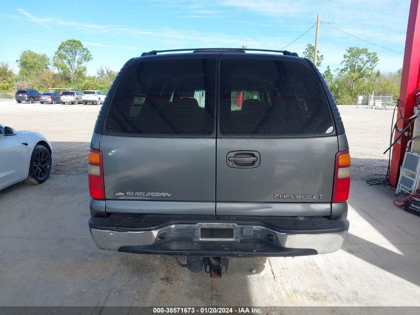 2002 Chevrolet Suburban Lt VIN: 3GNEC16ZX2G321669 Lot: 38571673