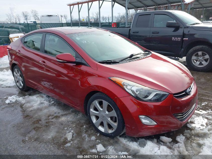 2013 Hyundai Elantra Limited VIN: 5NPDH4AE1DH316026 Lot: 38571731