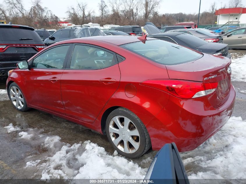 2013 Hyundai Elantra Limited VIN: 5NPDH4AE1DH316026 Lot: 38571731