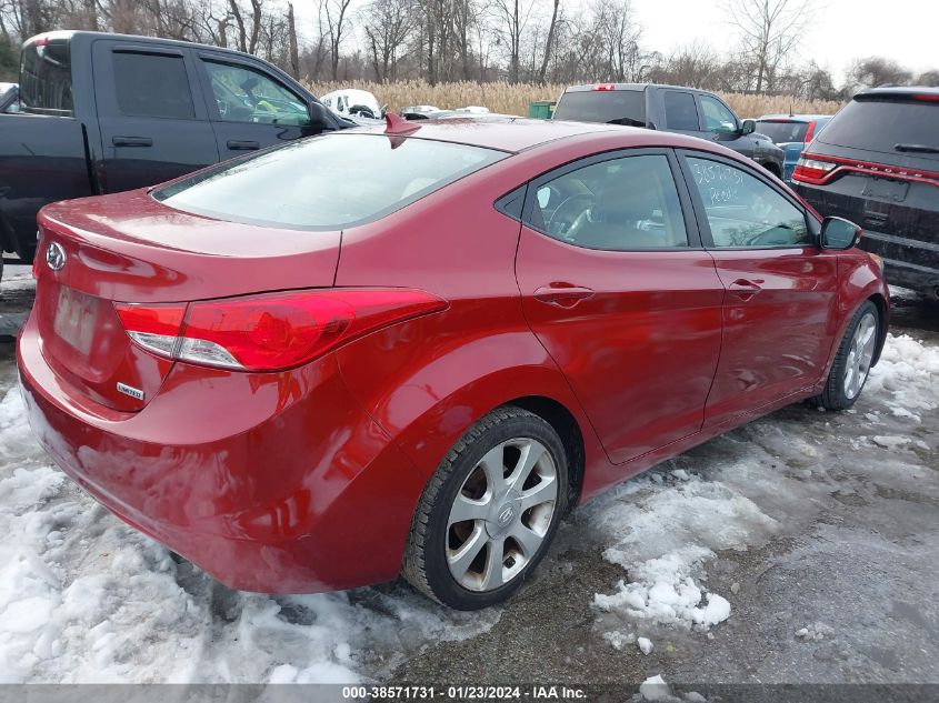 2013 Hyundai Elantra Limited VIN: 5NPDH4AE1DH316026 Lot: 38571731