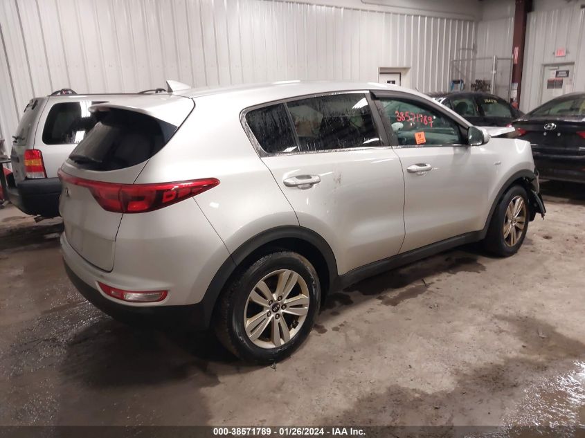 2017 Kia Sportage Lx VIN: KNDPMCAC5H7028280 Lot: 38571789