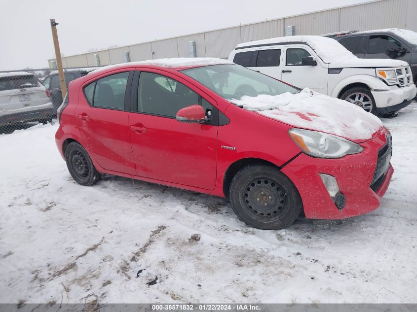 2015 Toyota Prius C Two VIN: JTDKDTB3XF1586862 Lot: 38571832