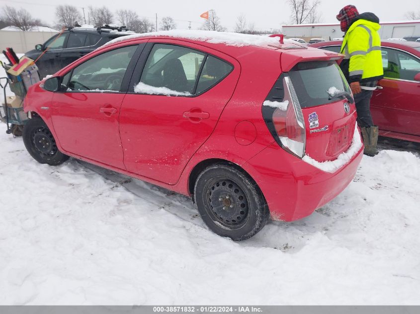 2015 Toyota Prius C Two VIN: JTDKDTB3XF1586862 Lot: 38571832